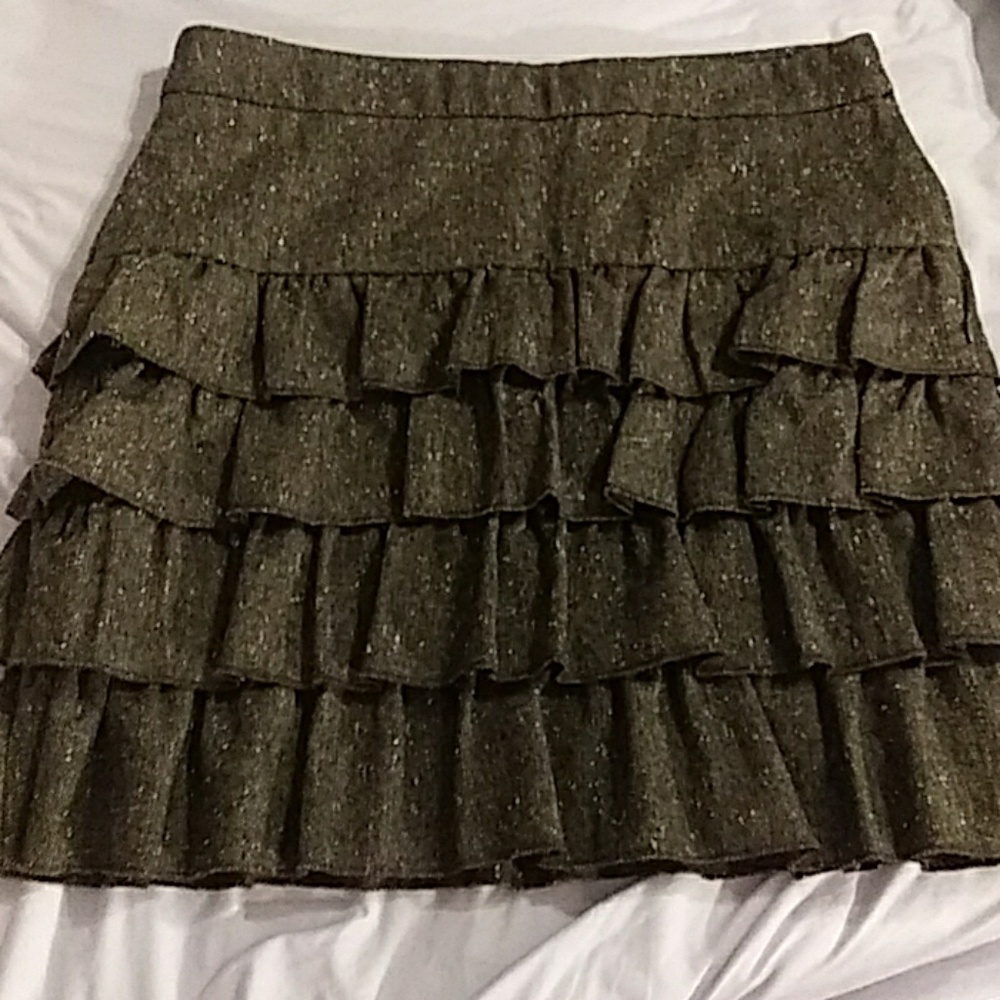 Loft Ruffled Skirt